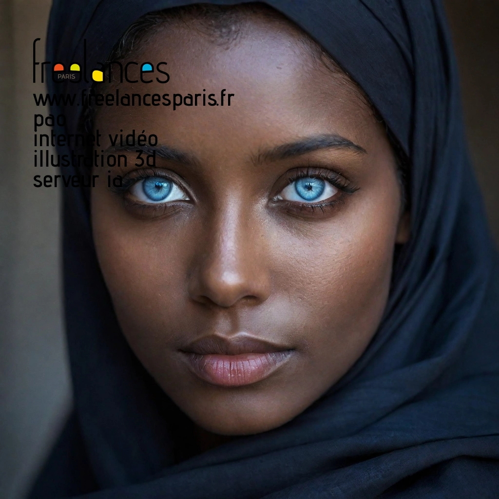 Pao mise en page internet vidéo illustration 3d serveur IA générative AI freelance paris studio de création magazines 73gdn0i0